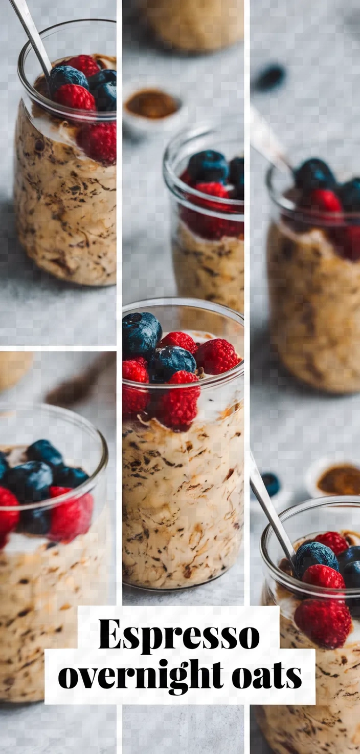 A photo of Espresso Overnight Oats Recipe