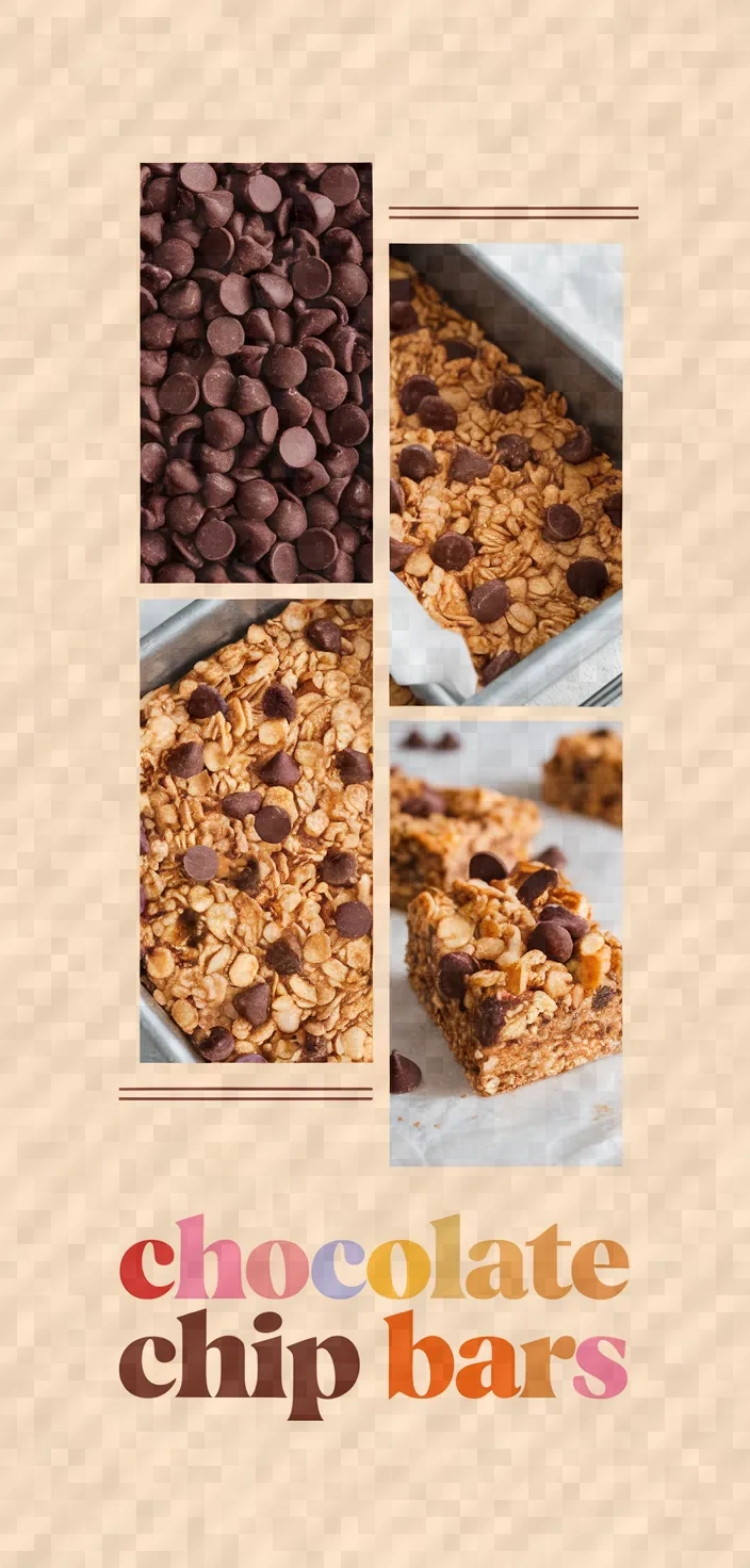 A photo of Chocolate Chip Granola Bars Recipe