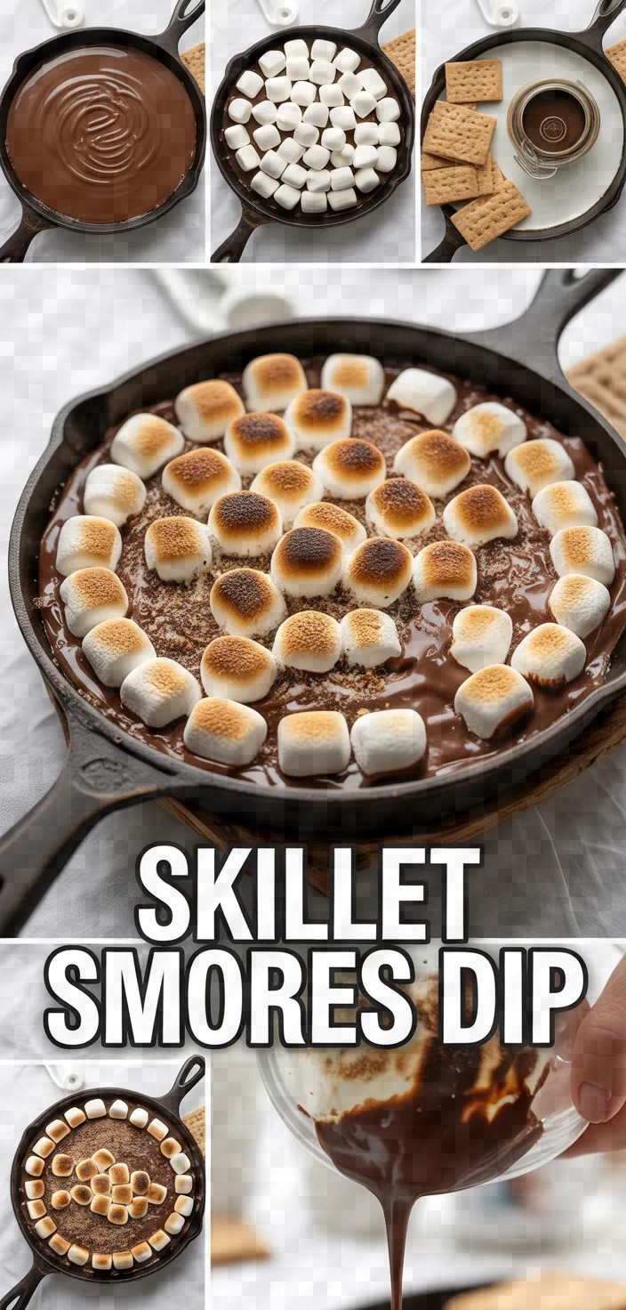 A photo of Skillet Smores Dip Recipe