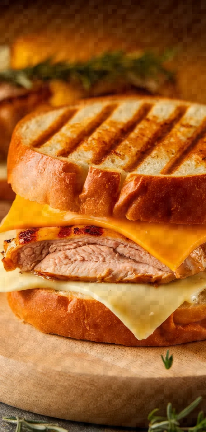 Photo of Grilled Chicken Three Cheese Sandwich Recipe