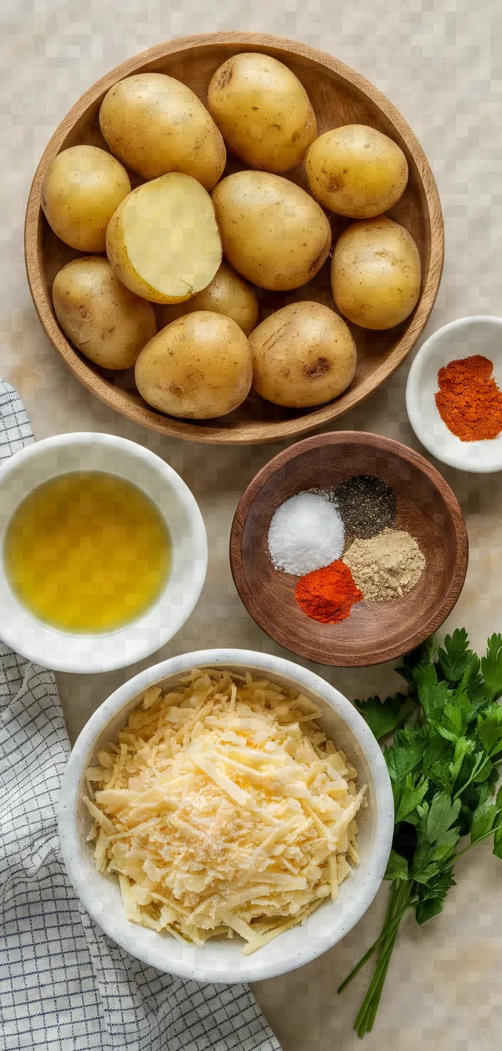 Ingredients photo for Parmesan Roast Potatoes Recipe