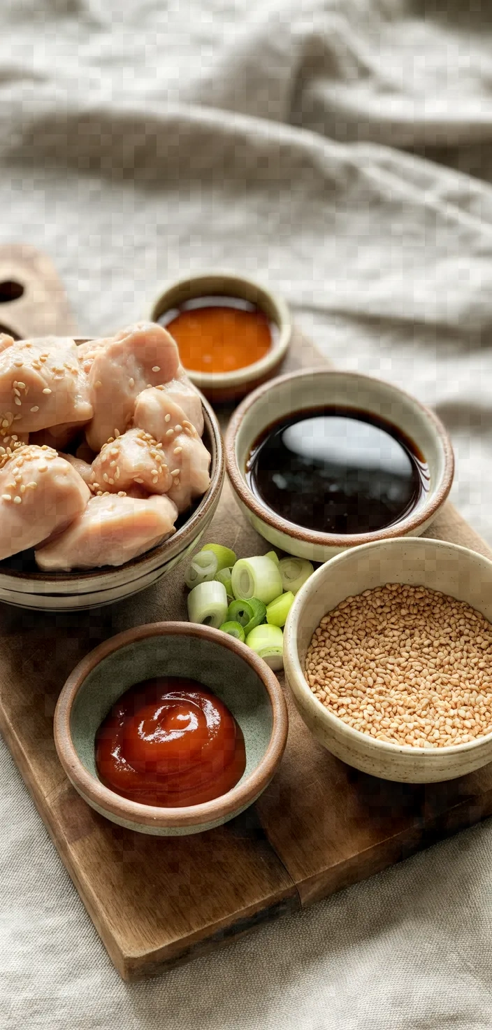 Ingredients photo for Sesame Chicken Recipe