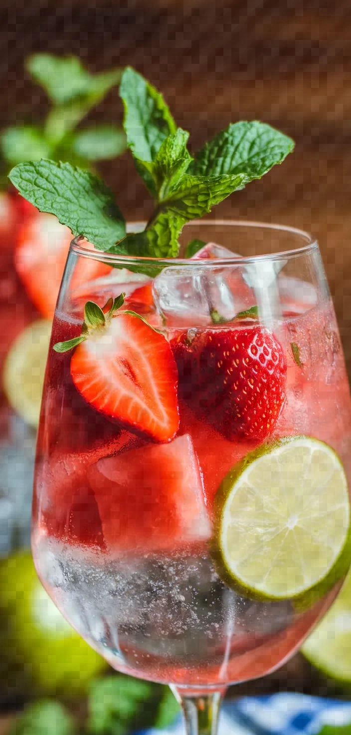 Ingredients photo for Strawberry Watermelon Spritzer Recipe
