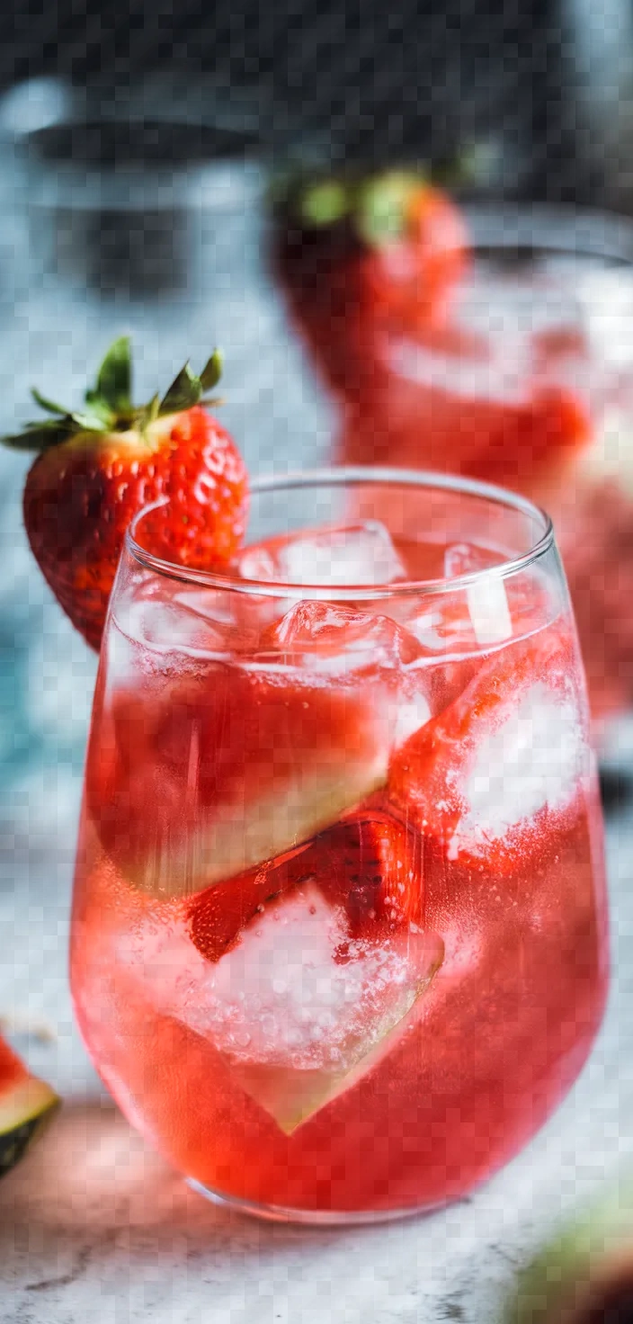 Strawberry Watermelon Spritzer Recipe