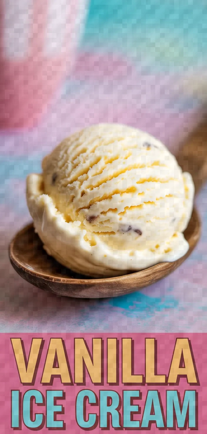 A photo of Vanilla Ice Cream Recipe