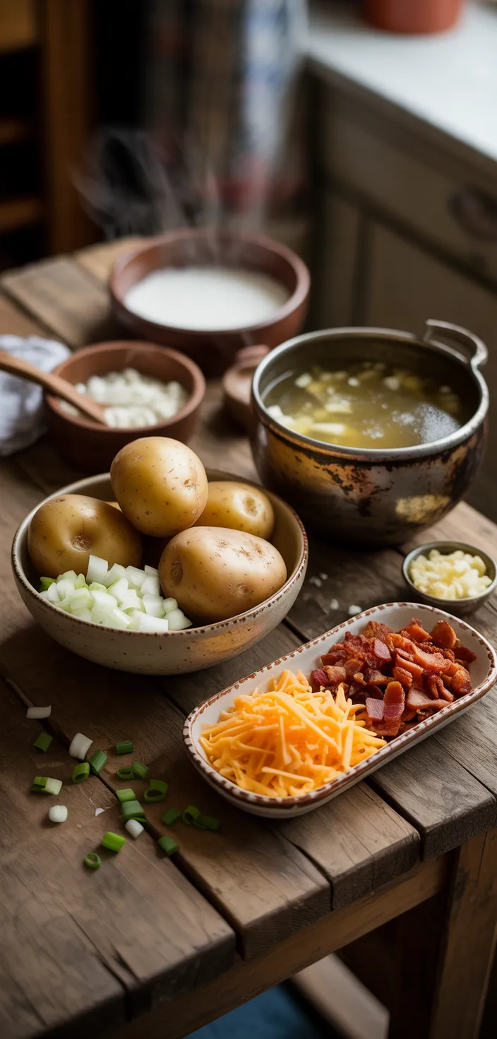 Ingredients photo for Loaded Potato Soup Recipe