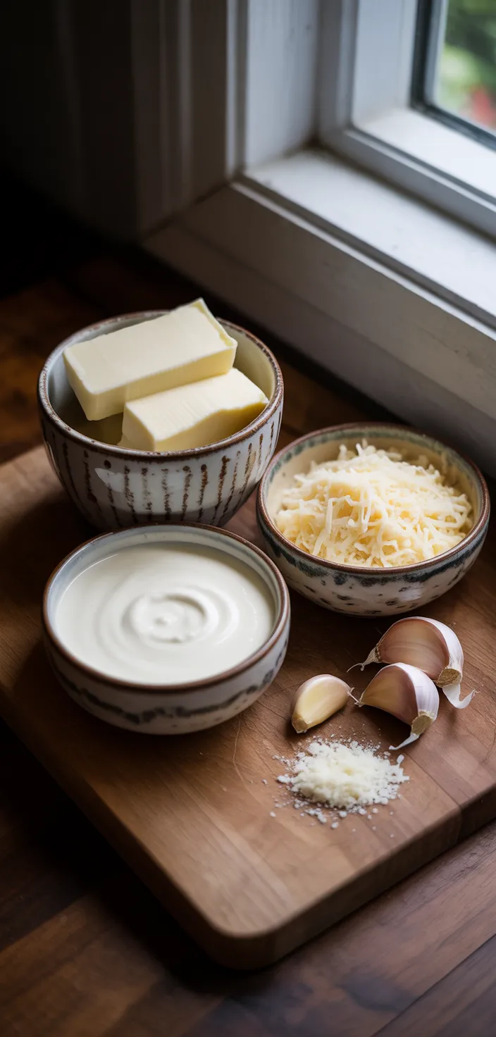 Ingredients photo for Olive Garden's Alfredo Sauce Recipe