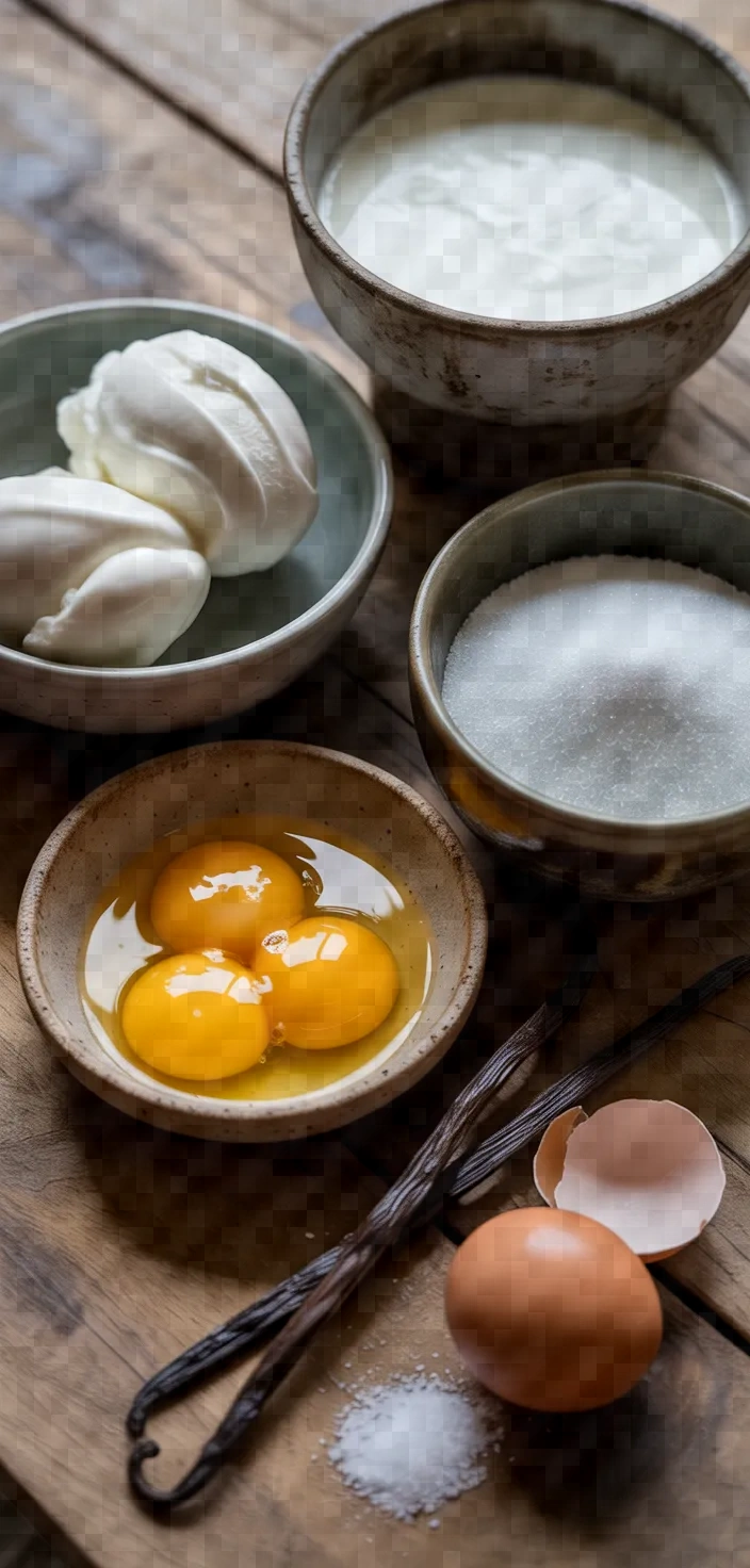 Ingredients photo for Vanilla Ice Cream Recipe