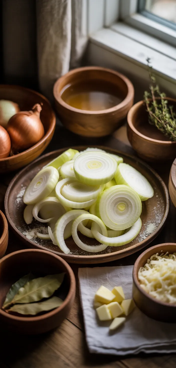 Ingredients photo for BEST French Onion Soup Recipe