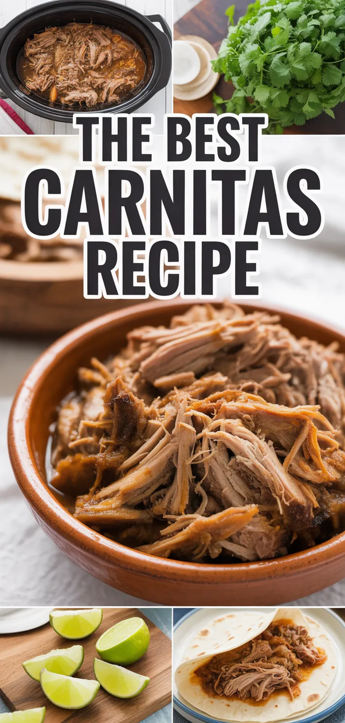A photo of The BEST Carnitas Recipe