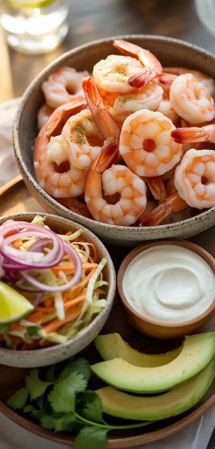 Ingredients photo for Easy Shrimp Tacos Recipe