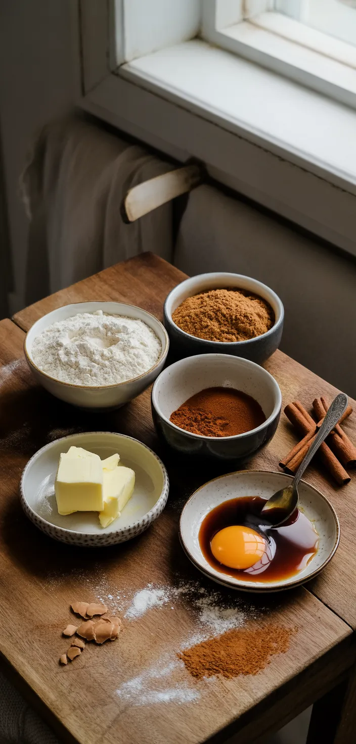 Ingredients photo for Gingerbread Cookies Recipe