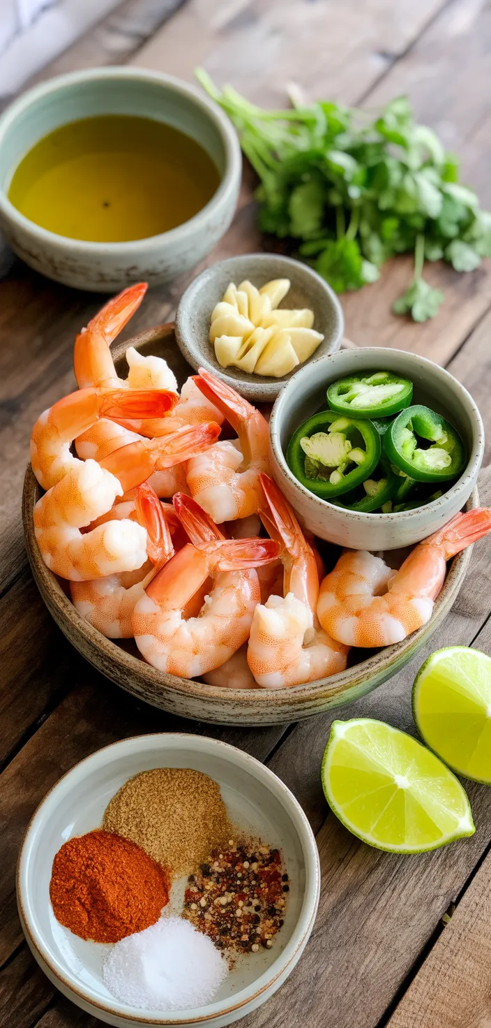 Ingredients photo for Juicy Margarita Grilled Shrimp Kabobs Recipe