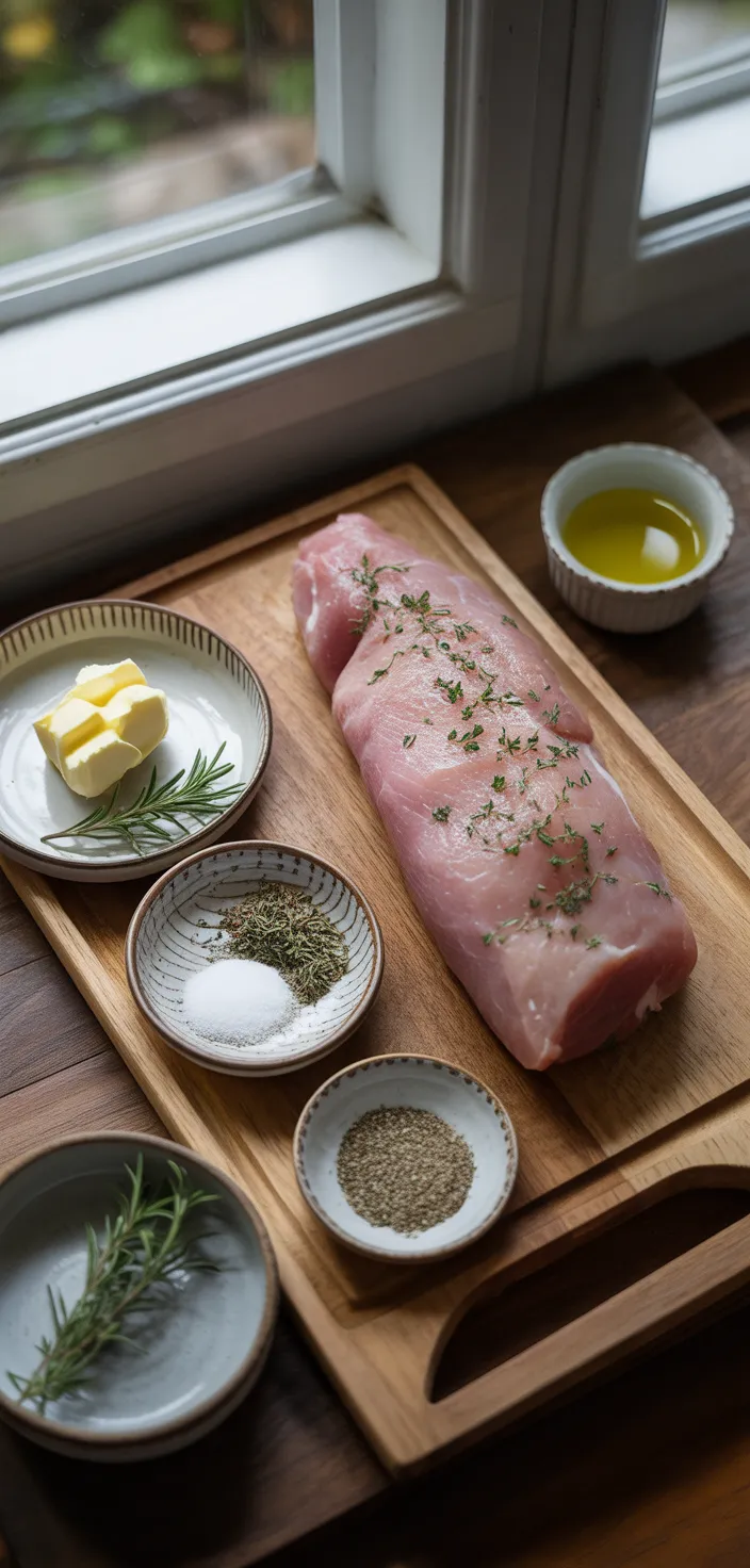 Ingredients photo for Oven Baked Pork Tenderloin Recipe