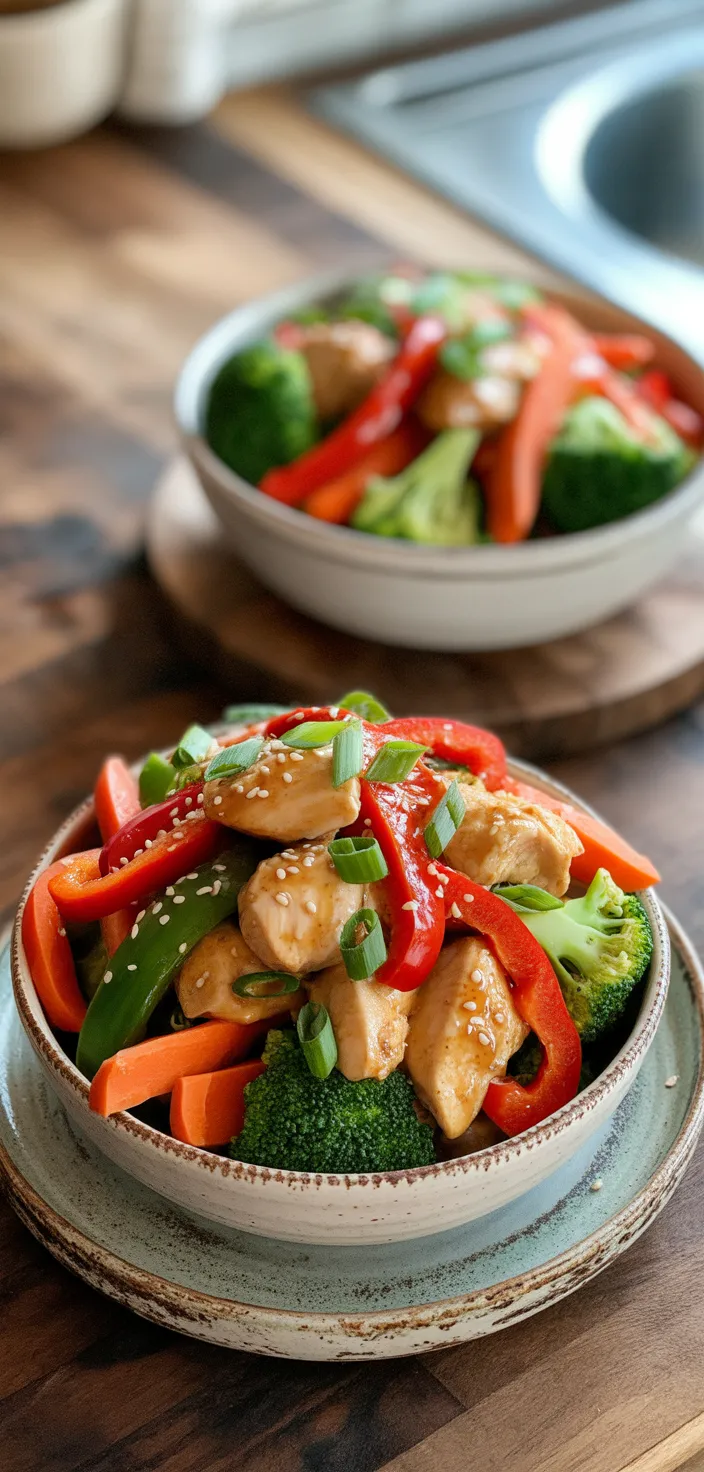 Ingredients photo for Teriyaki Chicken Stir Fry Recipe