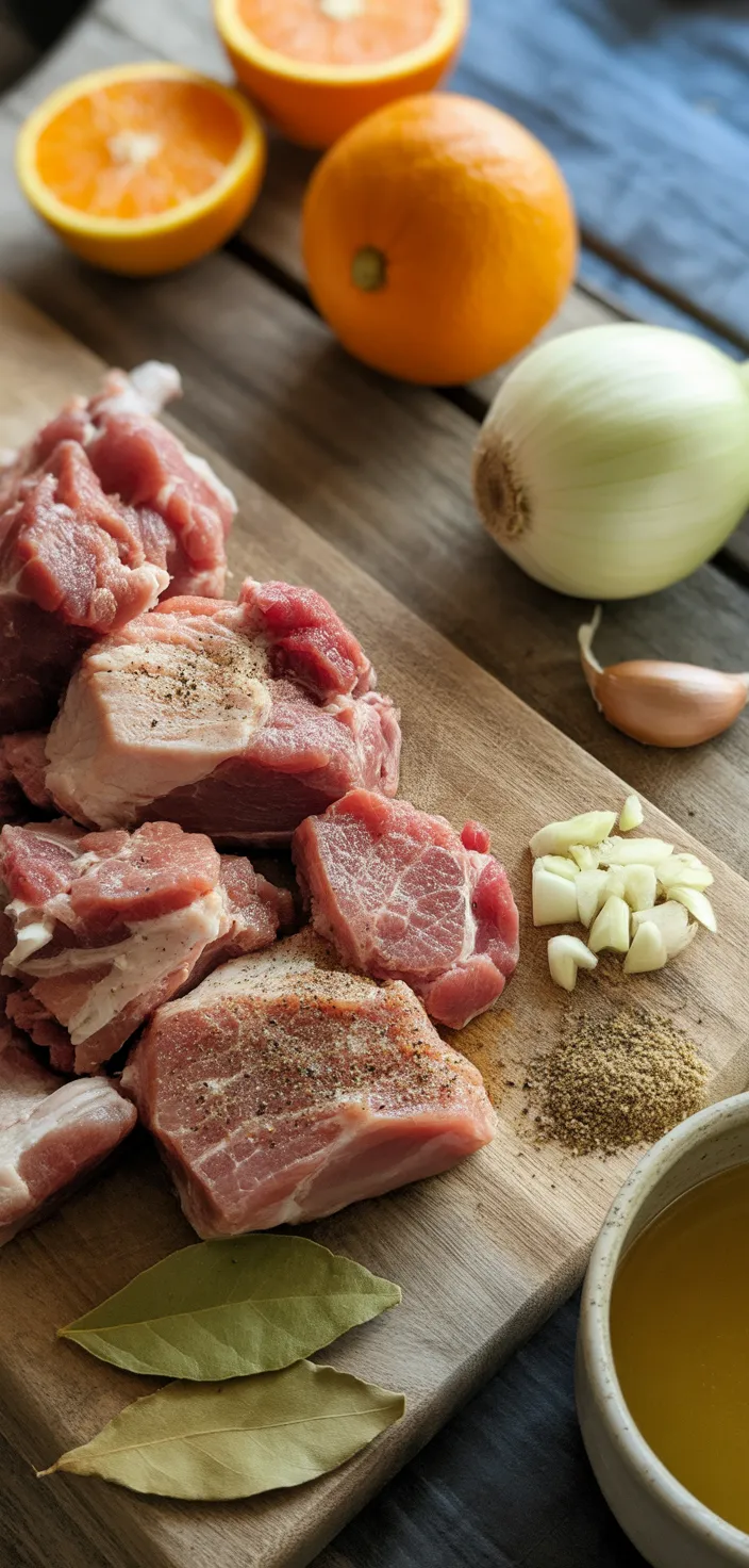 Ingredients photo for The BEST Carnitas Recipe