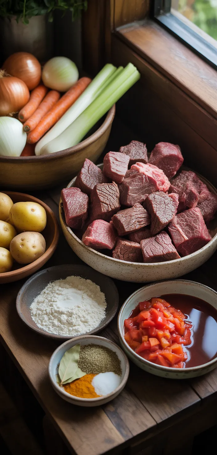 Ingredients photo for The Best Beef Stew Recipe