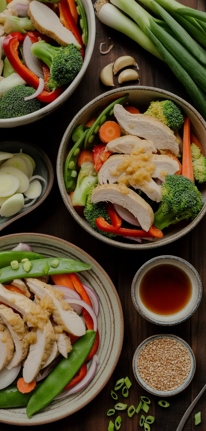 Ingredients photo for Chicken Stir Fry Recipe