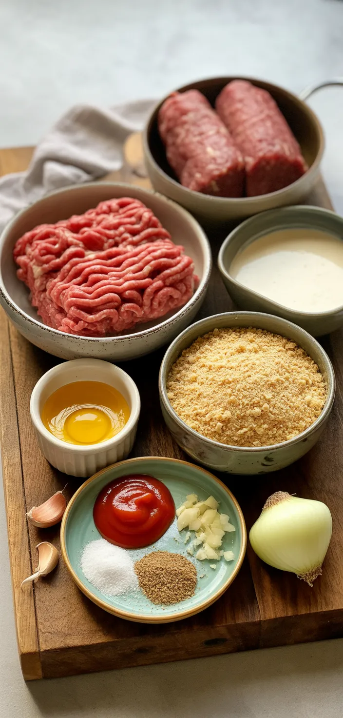 Ingredients photo for Classic Meatloaf Recipe
