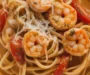 Creamy Cajun Shrimp Pasta With Tomatoes Recipe