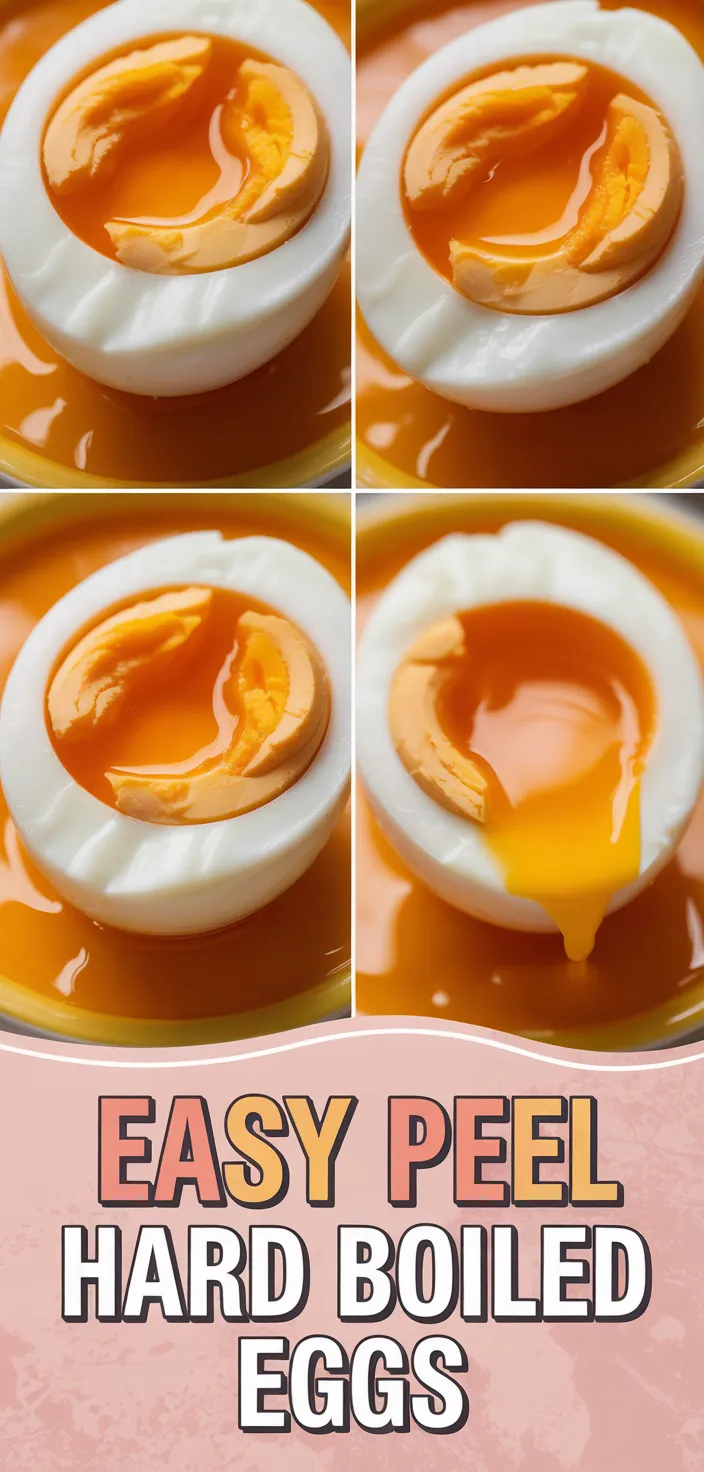 A photo of Easy Peel Hard Boiled Eggs Recipe