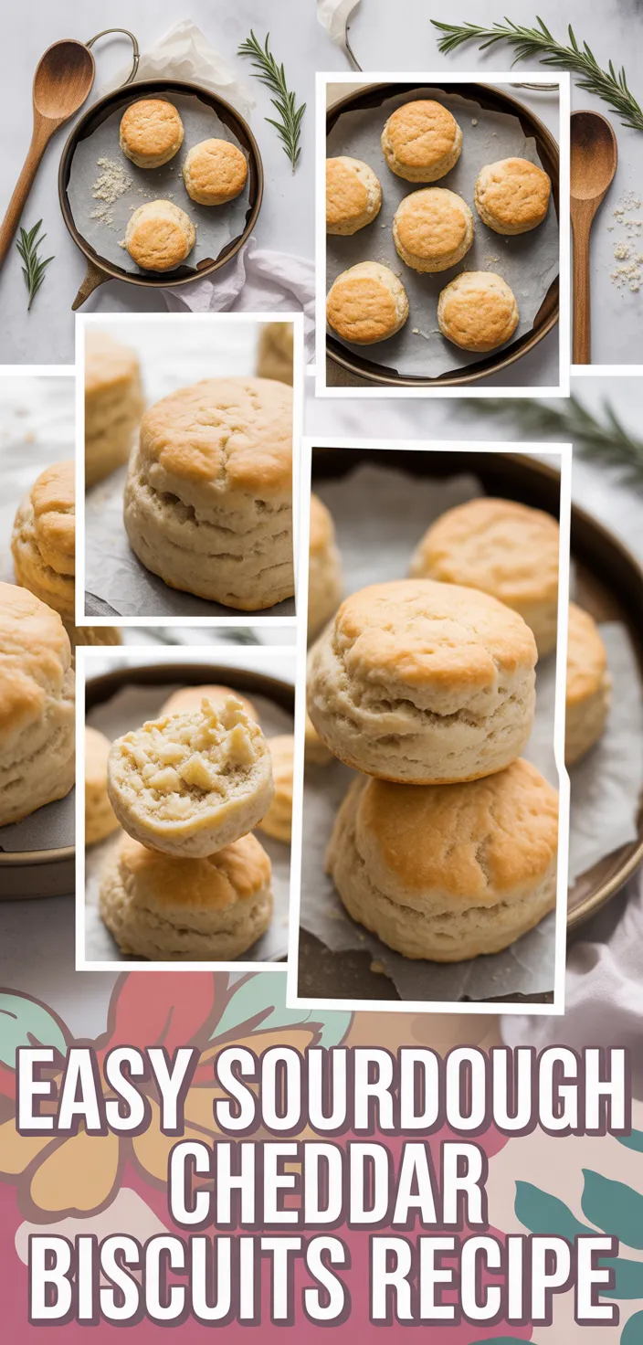 A photo of Easy Sourdough Cheddar Biscuits Recipe