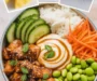 Hawaiian Inspired Chicken Poke Bowl Recipe