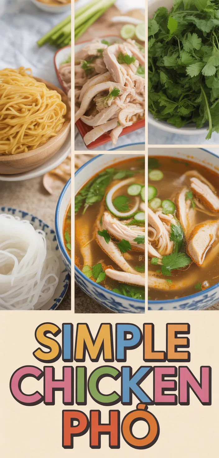 A photo of Simple Chicken Pho Recipe