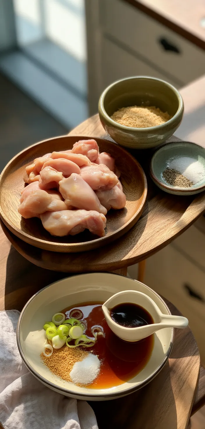 Ingredients photo for Honey Garlic Chicken Recipe