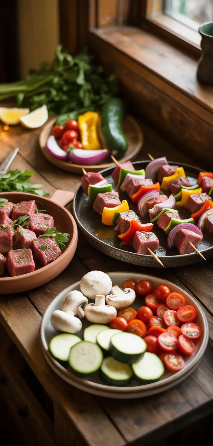 Ingredients photo for Steak Kabobs Recipe