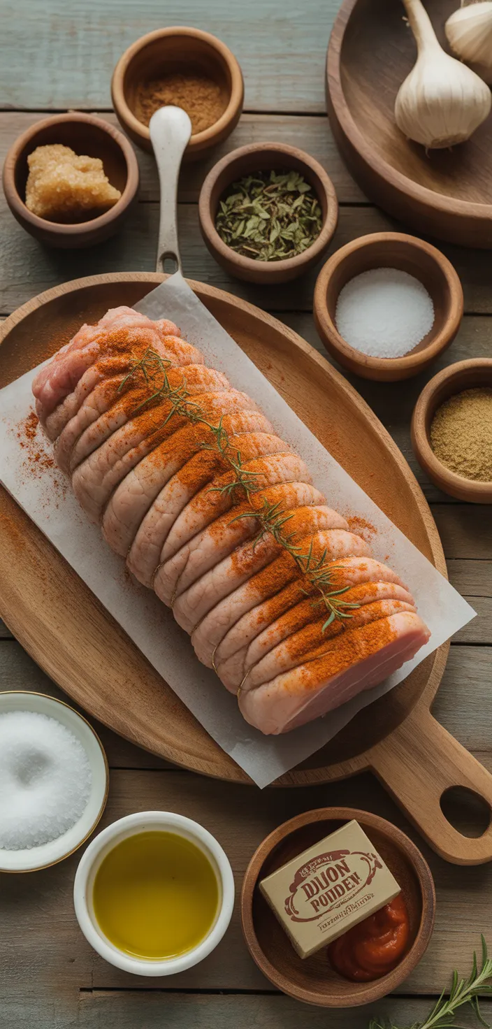 Ingredients photo for Baked Pork Tenderloin Recipe