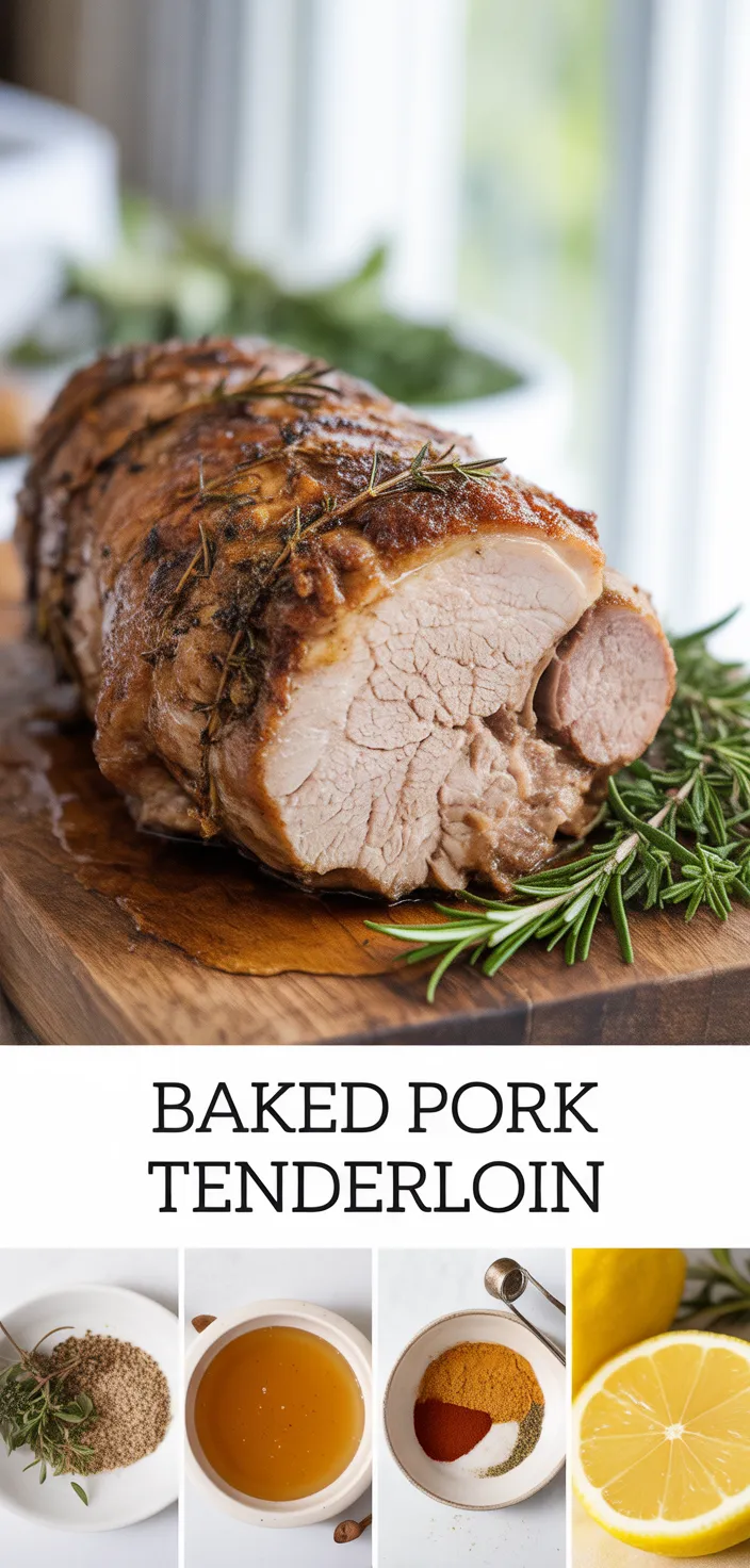 A photo of Baked Pork Tenderloin Recipe