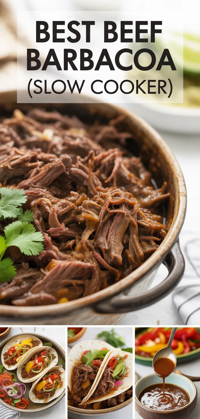 A photo of Best Beef Barbacoa (Slow Cooker) Recipe