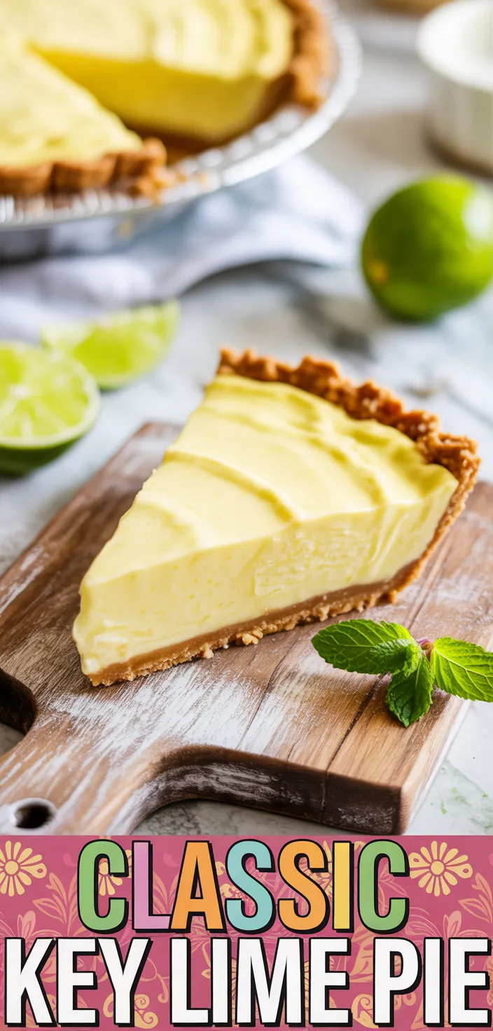 A photo of Classic Key Lime Pie Recipe