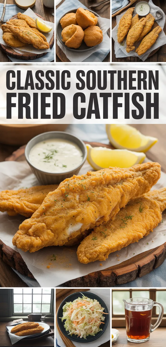 A photo of Classic Southern Fried Catfish Recipe