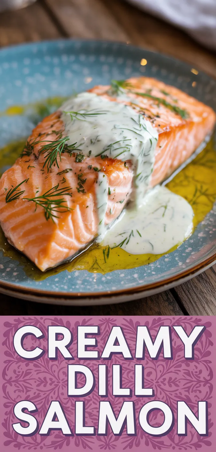 A photo of Creamy Dill Salmon Recipe