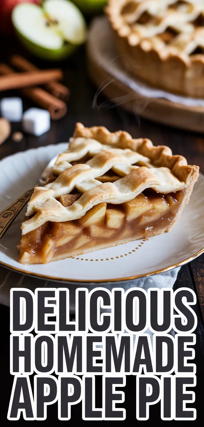 A photo of Delicious Homemade Apple Pie Recipe