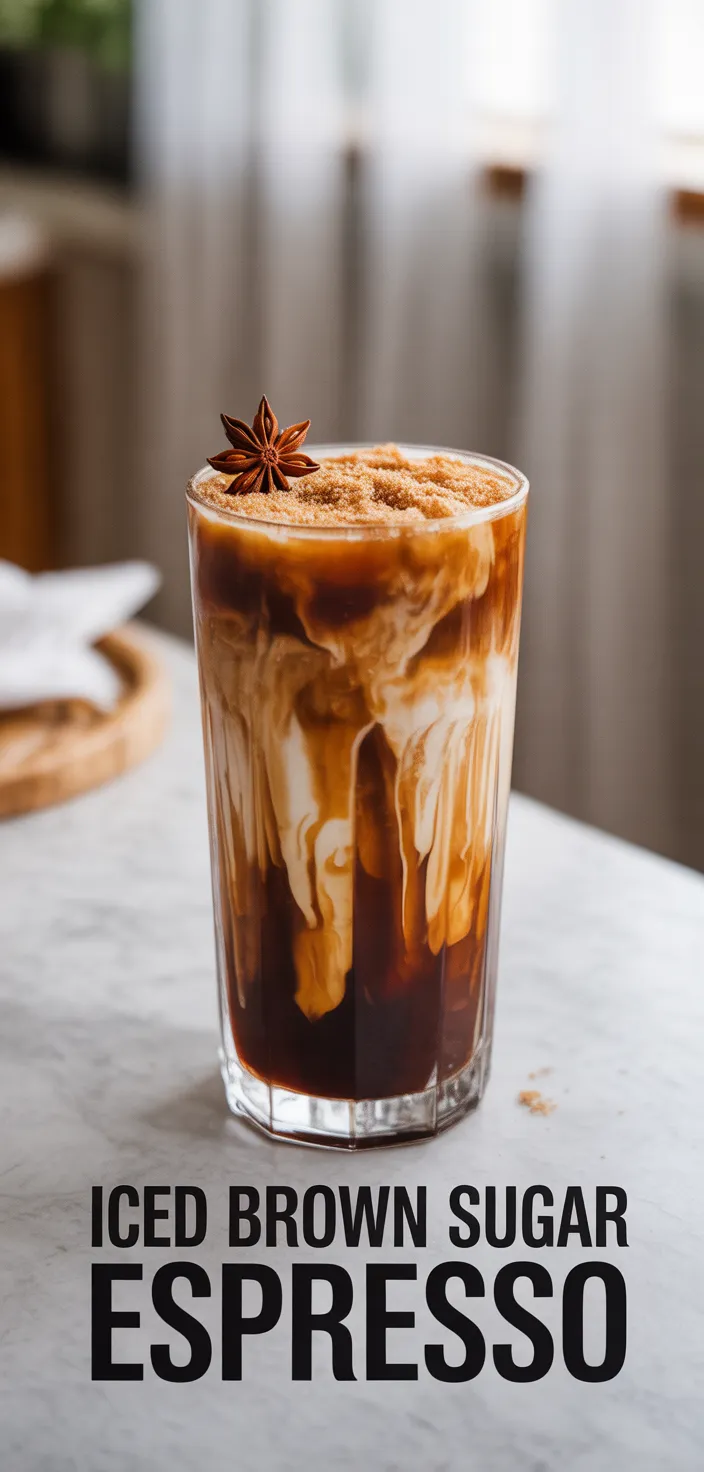 A photo of Iced Brown Sugar Oatmilk Shaken Espresso Recipe