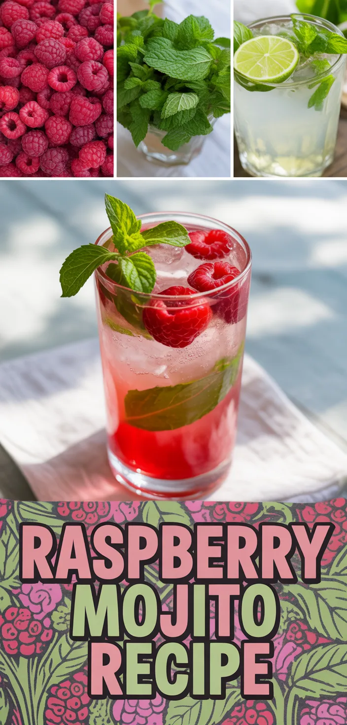 A photo of Raspberry Mojito Recipe