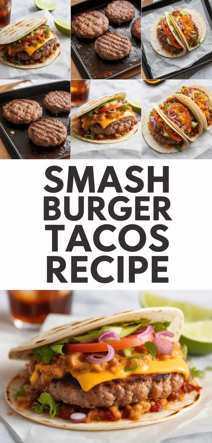 A photo of Smash Burger Tacos Recipe