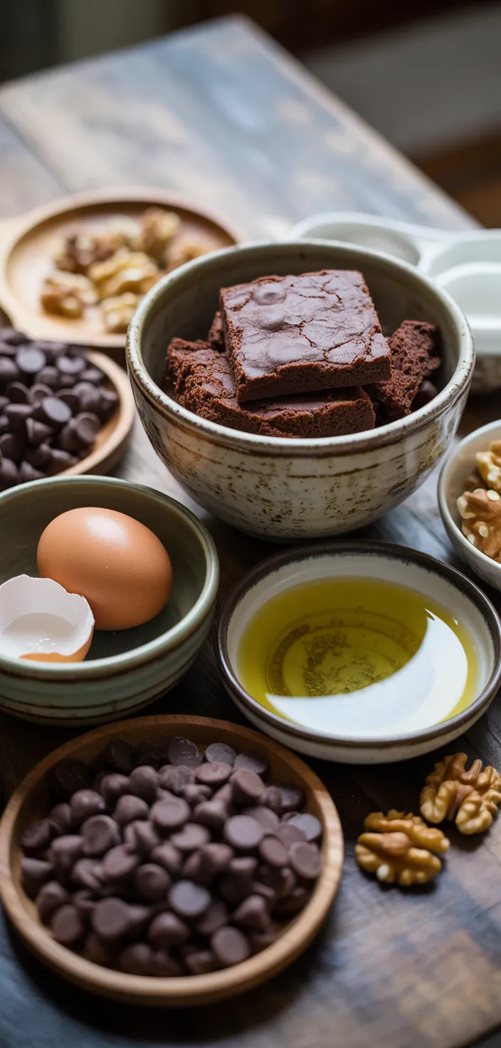 Ingredients photo for Easy Brownie Mix Cookies Recipe