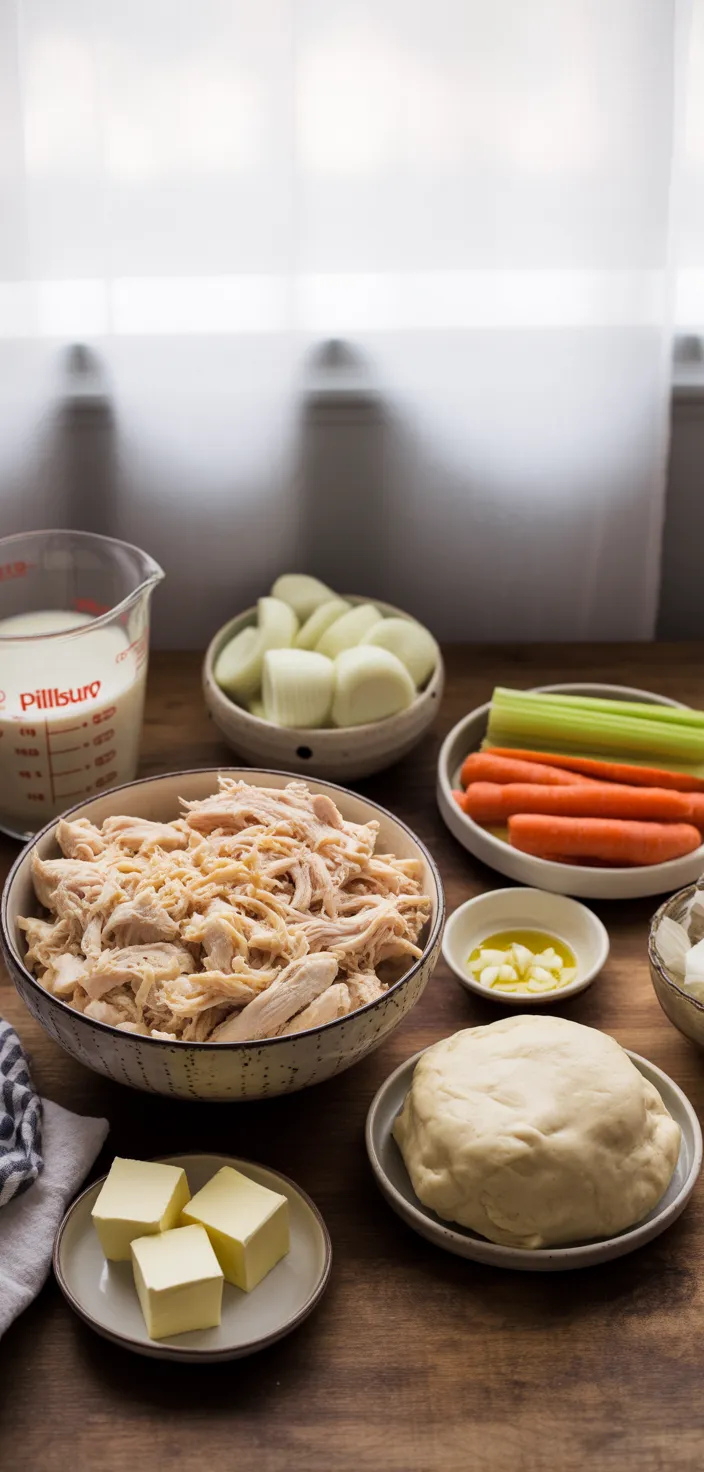 Ingredients photo for Easy Chicken And Dumplings With Biscuits Recipe