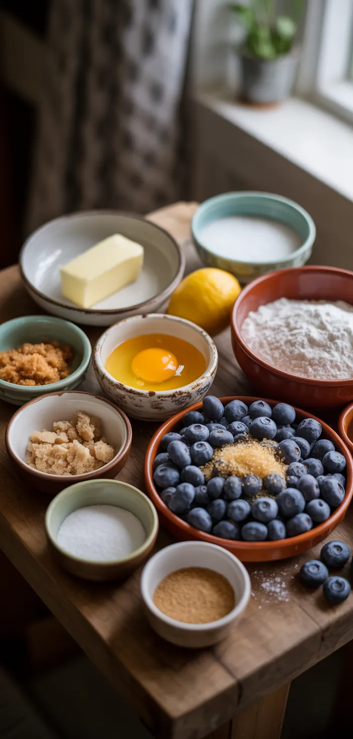 Ingredients photo for Lemon Blueberry Cookies Recipe