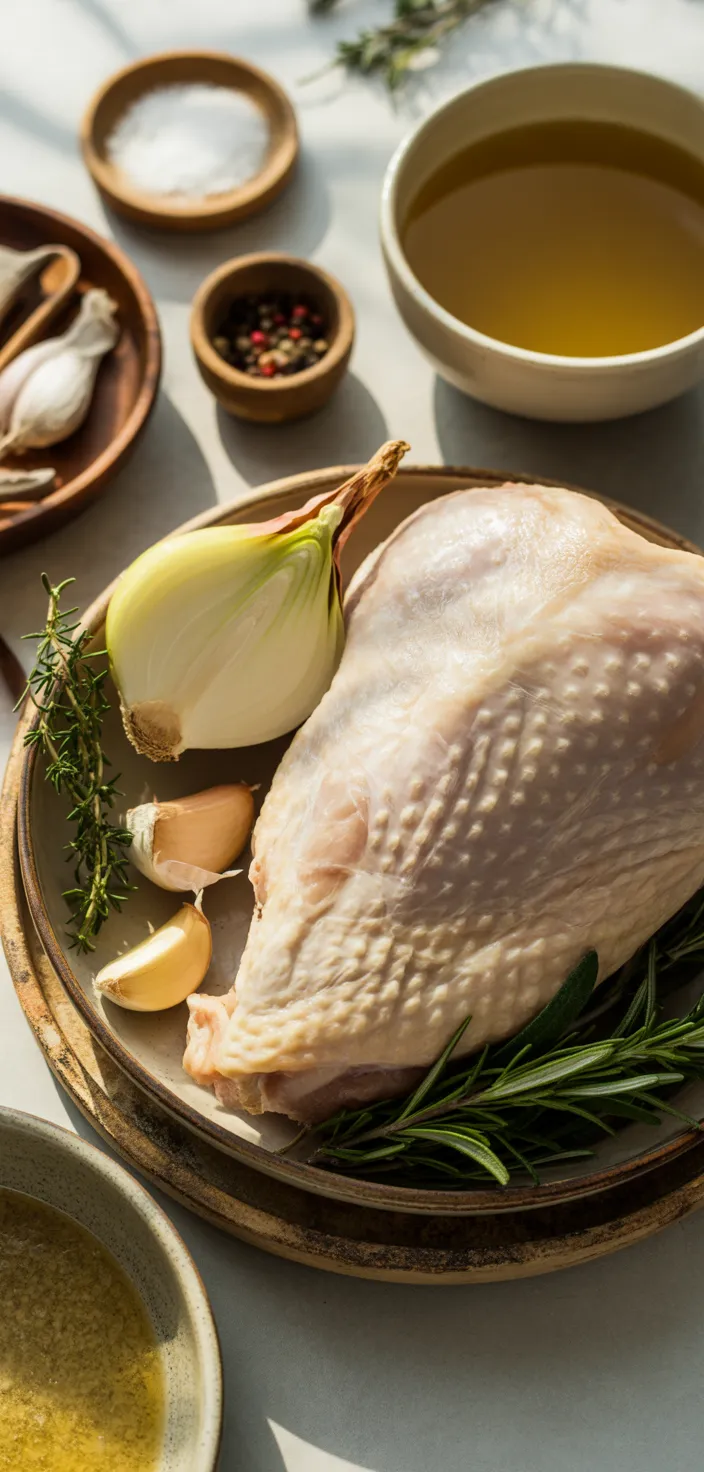 Ingredients photo for Slow Cooker Turkey Breast And Gravy Recipe