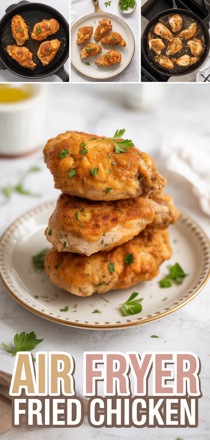 A photo of Air Fryer Fried Chicken Recipe