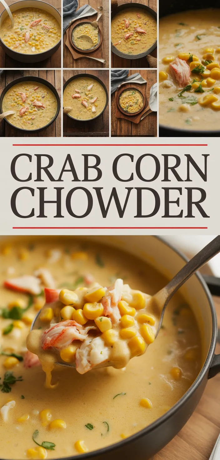 A photo of Bobby Flay’s Crab & Corn Chowder Recipe – Creamy & Delicious