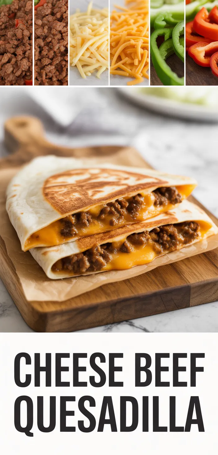 A photo of Cheese Beef Quesadilla Recipe