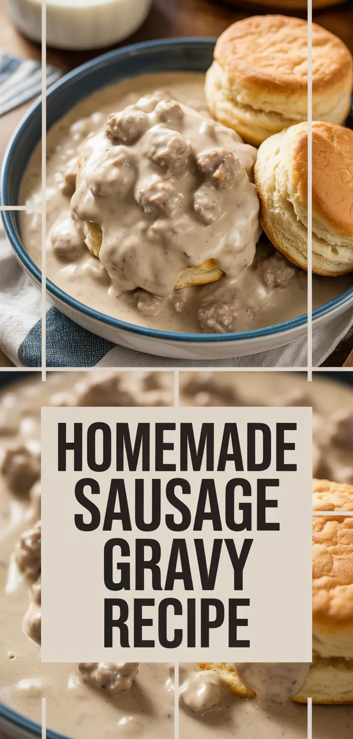 A photo of Homemade Sausage Gravy Recipe