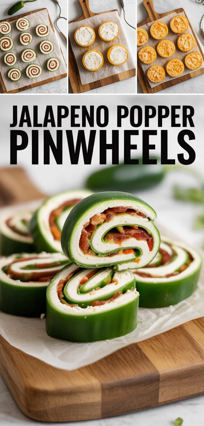 A photo of Jalapeno Popper Pinwheels Recipe
