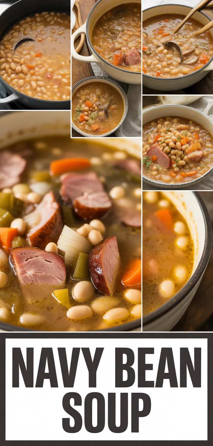 A photo of Navy Bean Soup Recipe